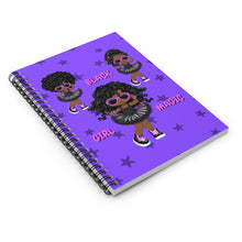 Load image into Gallery viewer, Black Girl Magic Rockstars Spiral Notebook

