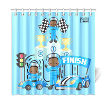 Load image into Gallery viewer, Speed Racer Boy Shower Curtain
