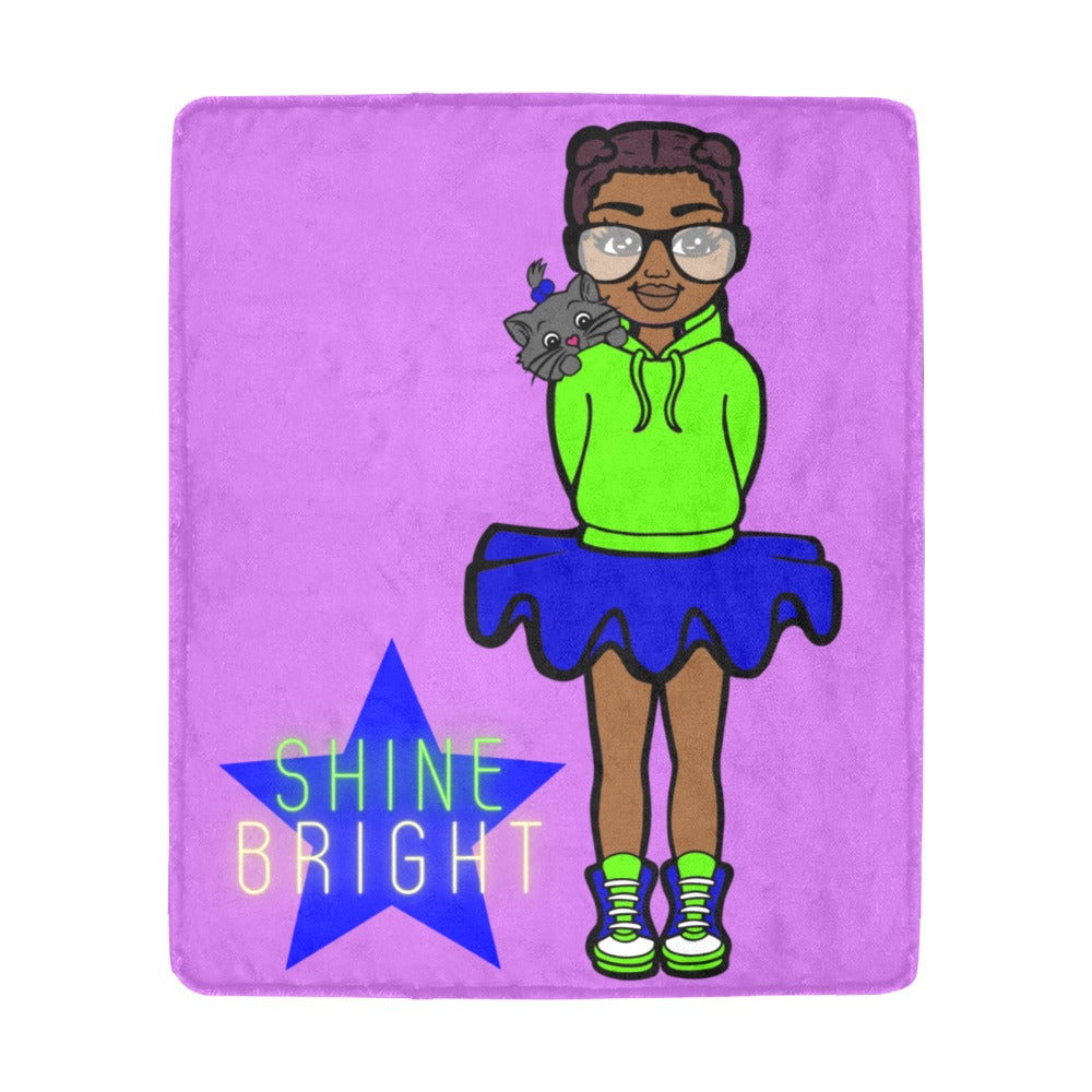 Shine Bright Blanket (Purple)