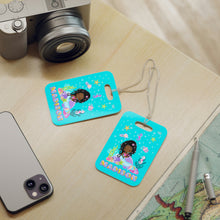 Load image into Gallery viewer, Braided Mermaid Personalized Luggage Tag
