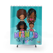 Load image into Gallery viewer, Mermaid Squad Shower Curtain
