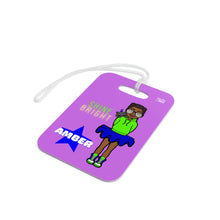 Load image into Gallery viewer, Shine Bright Personalized Luggage Tag (Purple)
