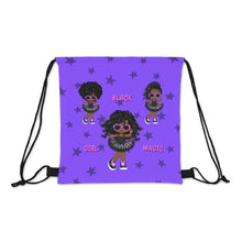 Load image into Gallery viewer, Black Girl Magic Rockstars Drawstring Bag
