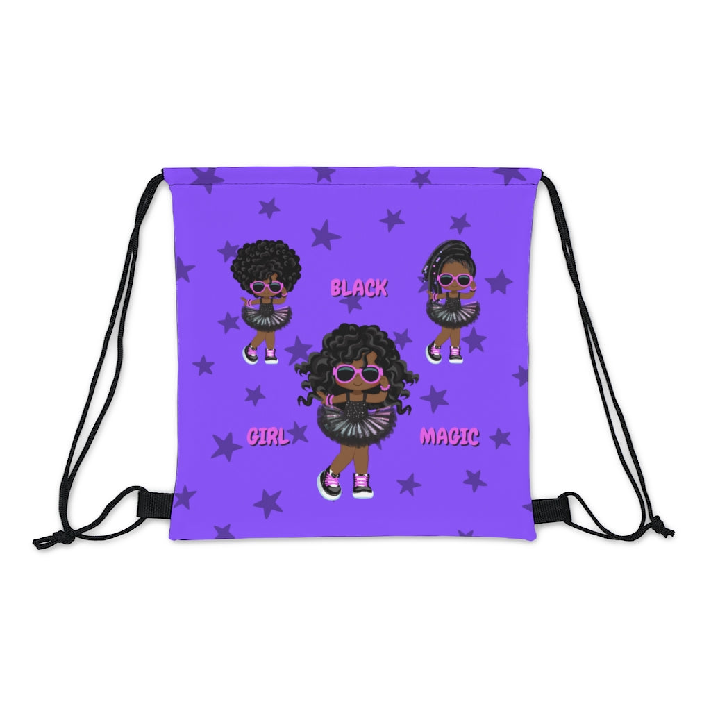 Black Girl Magic Rockstars Drawstring Bag