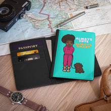 Load image into Gallery viewer, Always Cute Always Smart Passport Cover (Blue)
