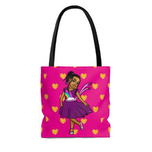 Load image into Gallery viewer, Girls Rule the World Tote Bag (Pink)
