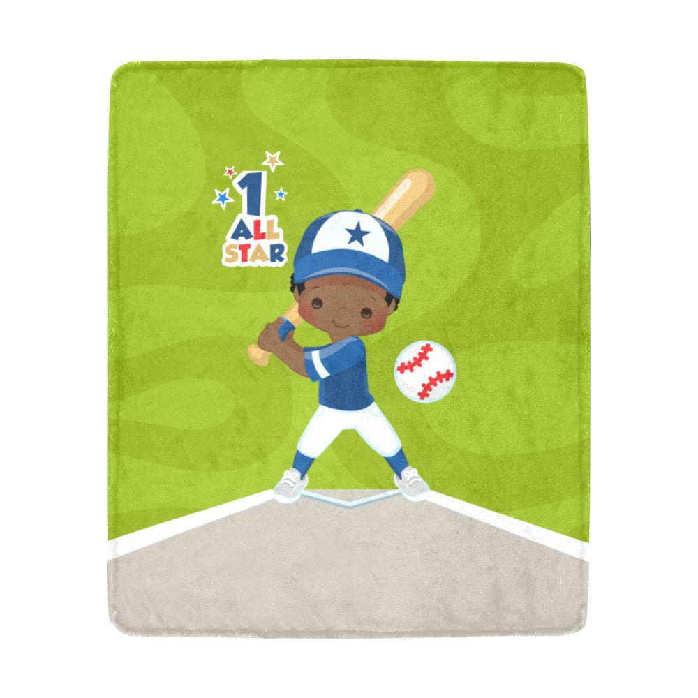 All Star Baseball Boy Blanket