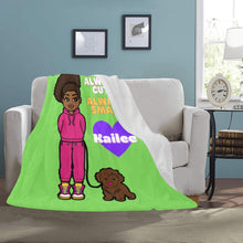 Load image into Gallery viewer, Always Cute Always Smart Personalized Blanket
