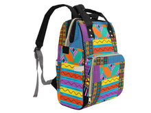 Load image into Gallery viewer, Ankara For The Culture Diaper Bag
