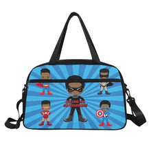 Load image into Gallery viewer, Black Boy Superhero On-The-Go Bag
