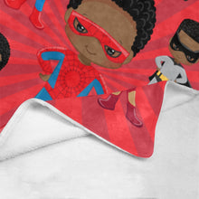 Load image into Gallery viewer, Black Boy Superhero Blanket - Vol 2
