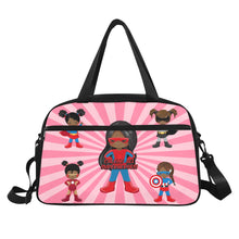 Load image into Gallery viewer, Black Girl Superhero On-The-Go Bag
