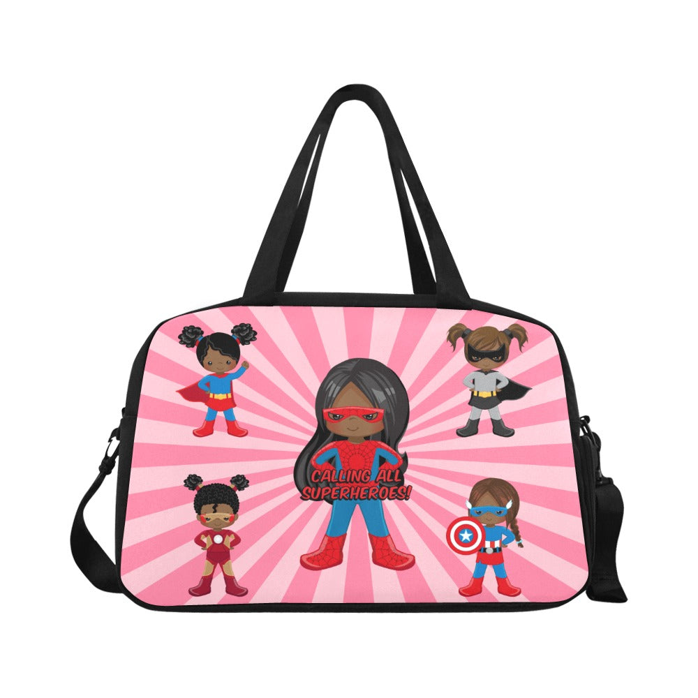 Black Girl Superhero On-The-Go Bag