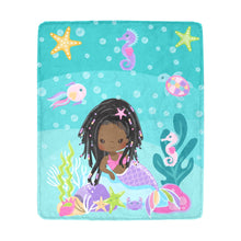 Load image into Gallery viewer, Braided Mermaid Blanket
