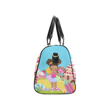 Load image into Gallery viewer, Candy Girl Afro Puff Travel Bag (Light Brown)
