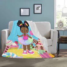 Load image into Gallery viewer, Candy Girl Afro Puff Blanket
