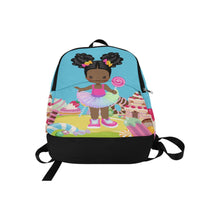 Load image into Gallery viewer, Candy Girl Afro Puff Backpack
