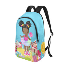 Load image into Gallery viewer, Candy Girl Afro Puff Backpack

