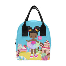 Load image into Gallery viewer, Candy Girl Afro Puff Lunch Bag
