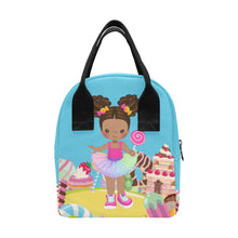 Load image into Gallery viewer, Candy Girl Afro Puff Lunch Bag (Light Brown)

