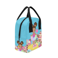 Load image into Gallery viewer, Candy Girl Afro Puff Lunch Bag (Light Brown)
