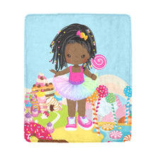 Load image into Gallery viewer, Candy Girl Braided Blanket
