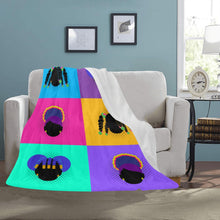 Load image into Gallery viewer, Color Block Girls Blanket

