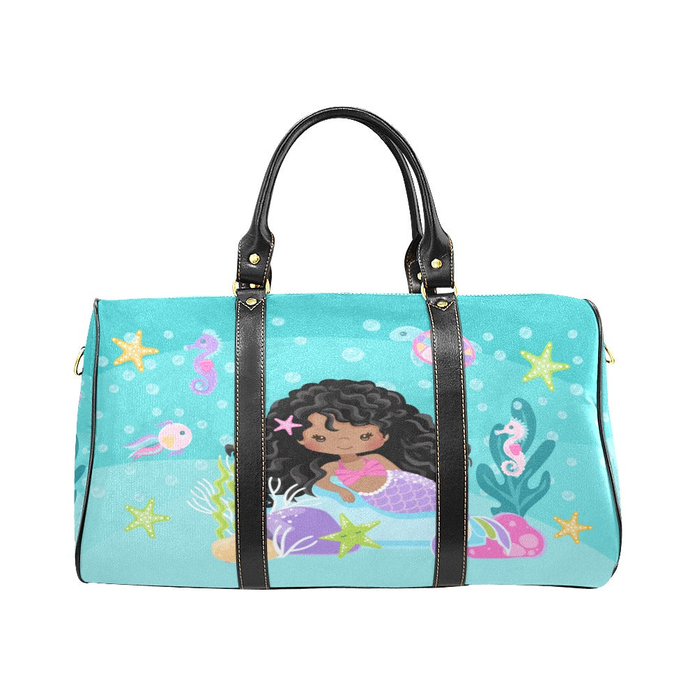 Curly Mermaid Travel Bag