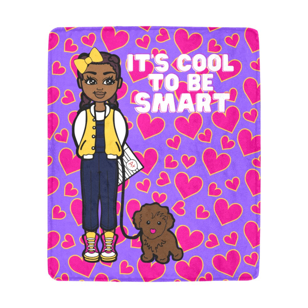Cool To Be Smart Blanket (Purple)
