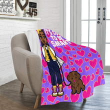 Load image into Gallery viewer, Cool To Be Smart Blanket (Purple)
