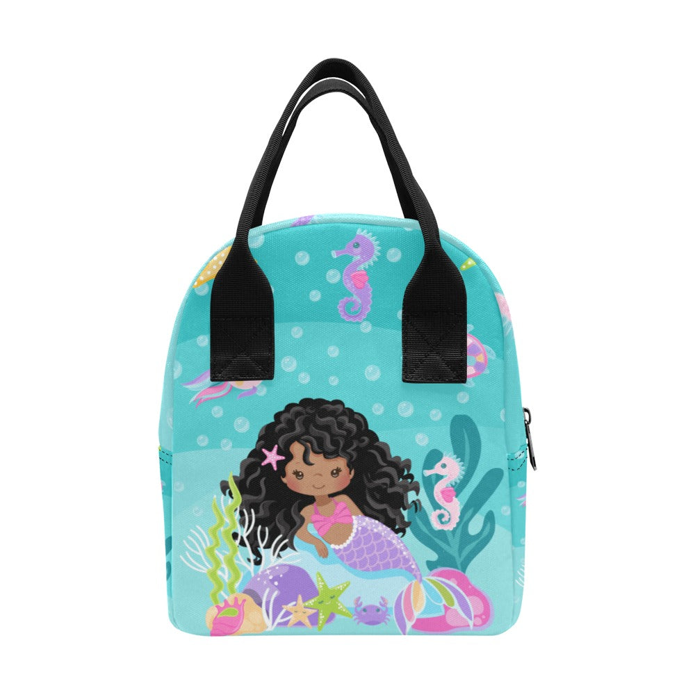 Curly Mermaid Lunch Bag
