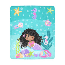 Load image into Gallery viewer, Curly Mermaid Blanket
