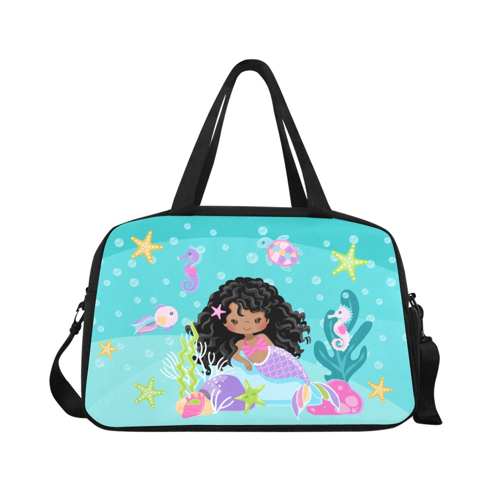 Curly Mermaid On-The-Go Bag