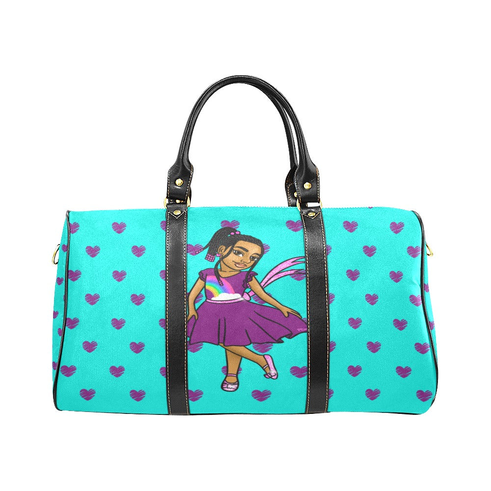 Girls Rule The World Travel Bag (Blue)