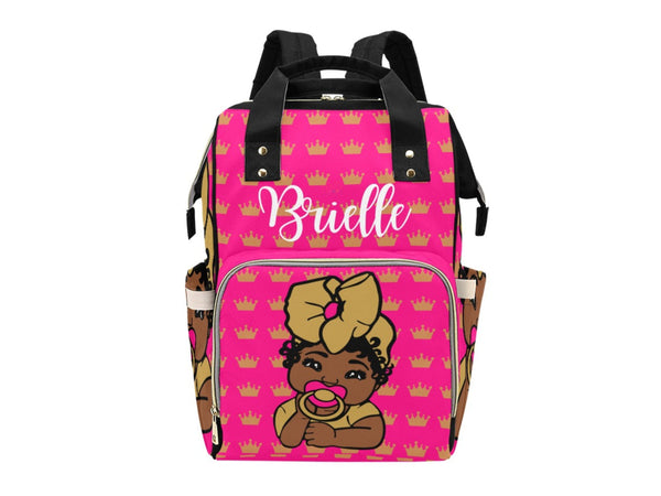 Hot pink 2024 diaper bag