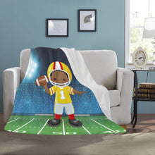 Load image into Gallery viewer, MVP Football Boy Blanket
