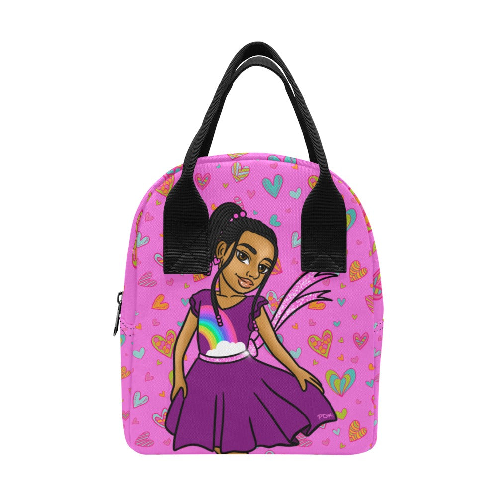 Pretty Girl Hearts Lunch Bag
