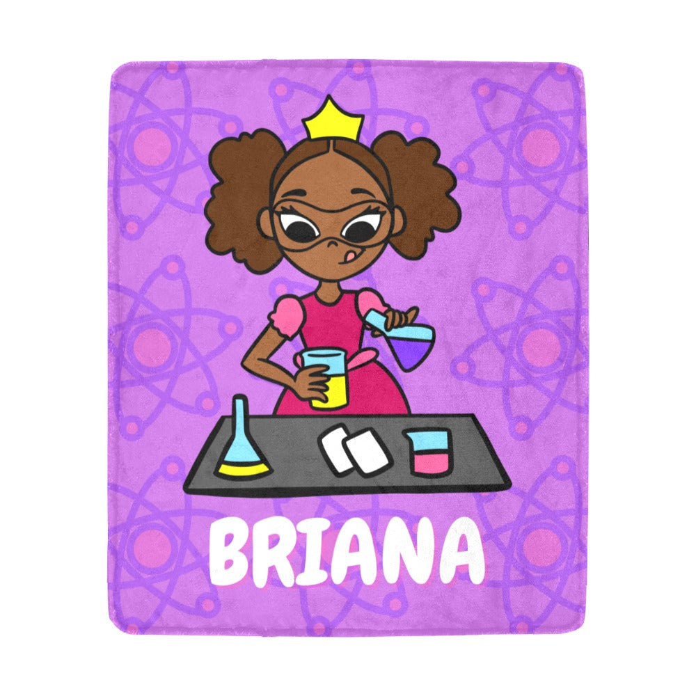 STEM Princess Personalized Blanket