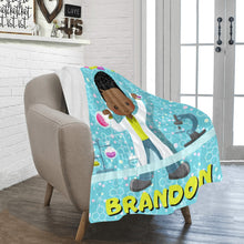Load image into Gallery viewer, Science Guy Personalized Blanket

