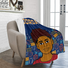 Load image into Gallery viewer, Slam Dunk BBall Boy Personalized Blanket

