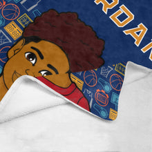Load image into Gallery viewer, Slam Dunk BBall Boy Personalized Blanket
