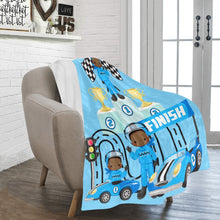 Load image into Gallery viewer, Speed Racer Boy Blanket
