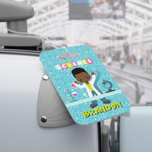 Load image into Gallery viewer, Science Guy Personalized Luggage Tag
