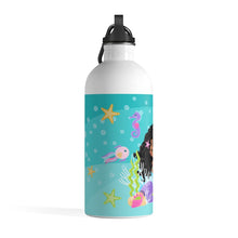 Load image into Gallery viewer, Curly Mermaid Water Bottle
