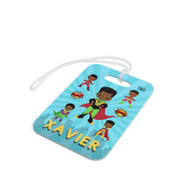 Load image into Gallery viewer, Superhero Boys Personalized Luggage Tag
