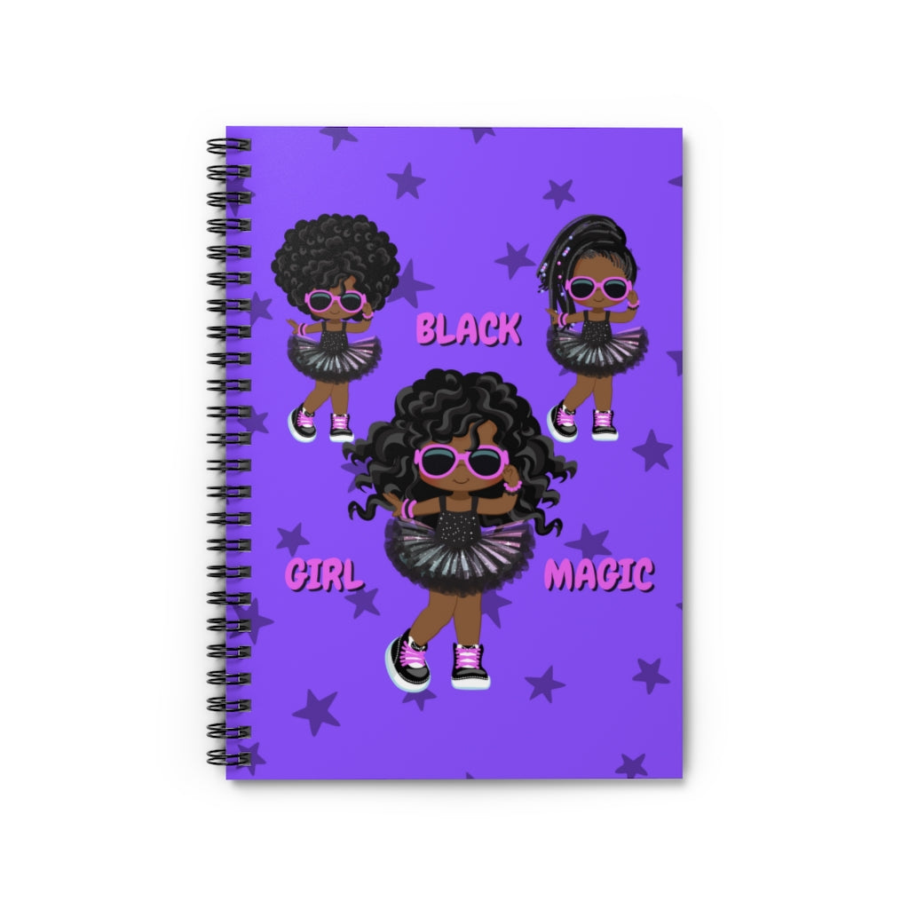 Black Girl Magic Rockstars Spiral Notebook