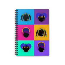 Load image into Gallery viewer, Color Block Girls Spiral Notebook
