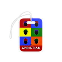 Load image into Gallery viewer, Color Block Boys Personalized Luggage Tag
