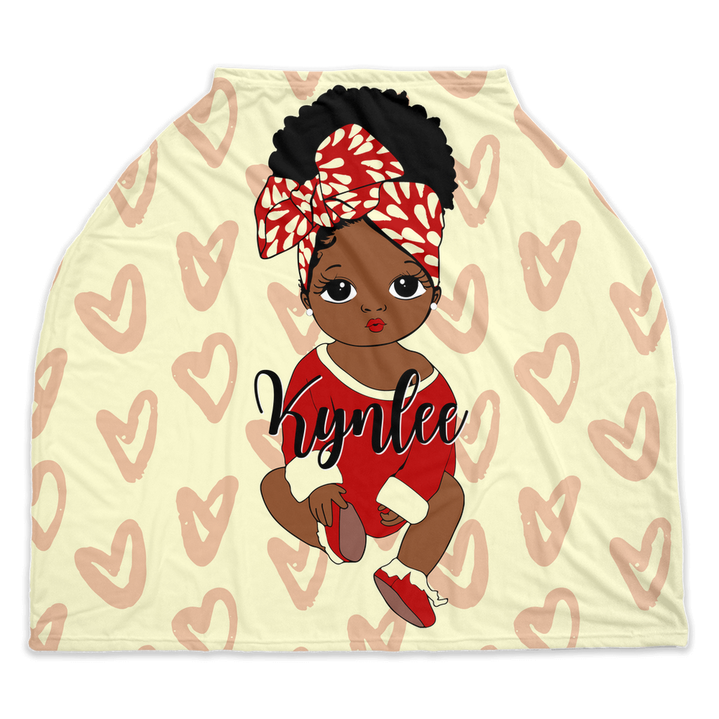 Headwrap Baby Girl Personalized Car Seat Cover