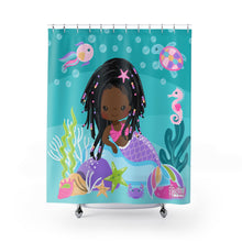 Load image into Gallery viewer, Braided Mermaid Shower Curtain
